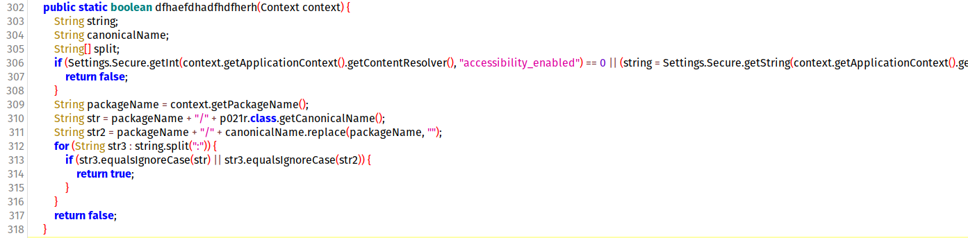 Accessibility settings check in Cgoto
