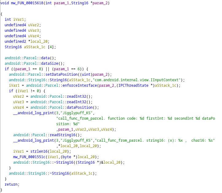 IInputContext framework reference in libk