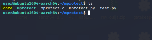 Core dump generated after exploit crash outside GDB
