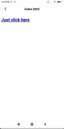 PoC HTML page with link to file:///data/data/com.insecureshop/shared_prefs/Prefs.xml loaded in WebView