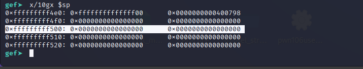 Stack showing address where x30 will be loaded from