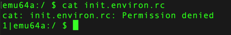 Permission denied error when trying to read init.environ.rc as shell user