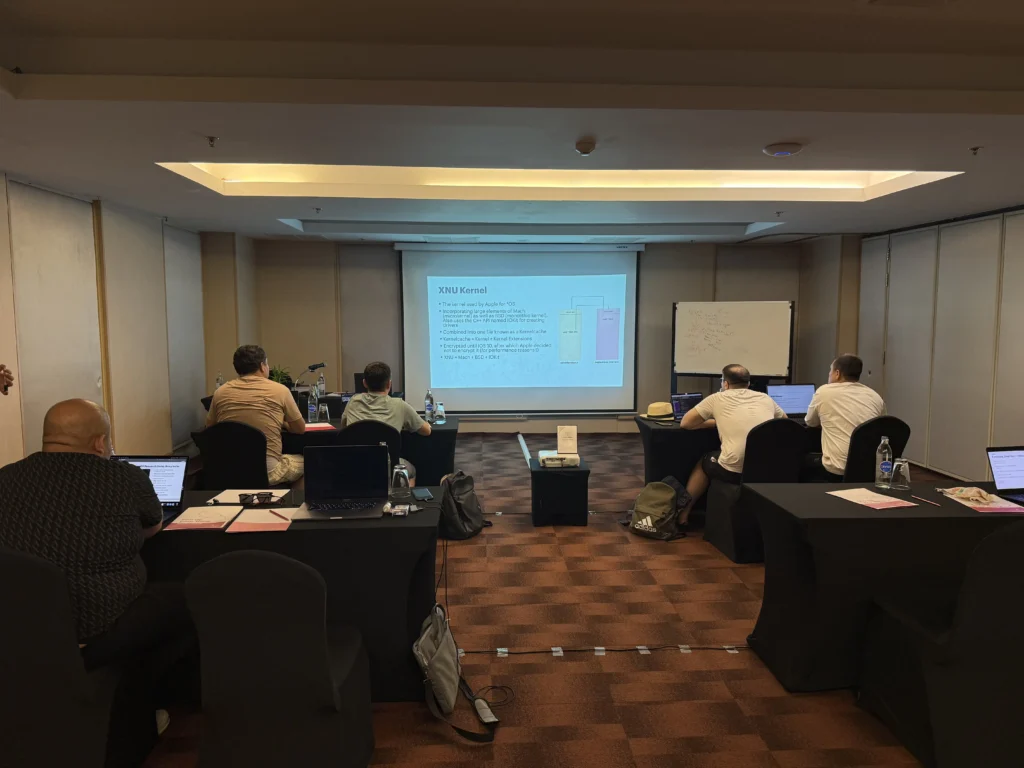 In-person mobile security training